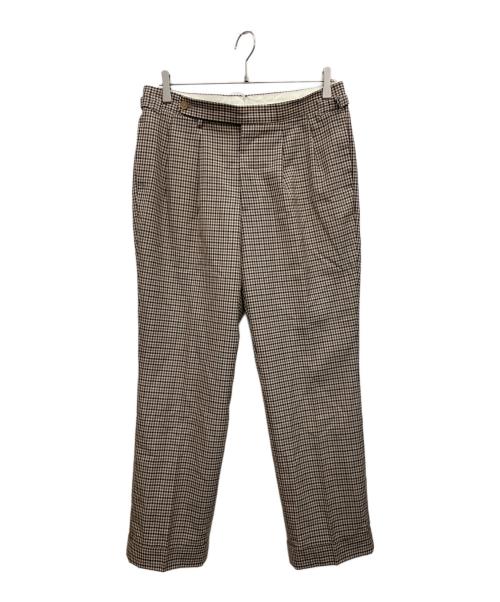 BEAMS F（ビームスエフ）BEAMS F (ビームスエフ) Lanifcio Campore スラックス ブラウン サイズ:48の古着・服飾アイテム