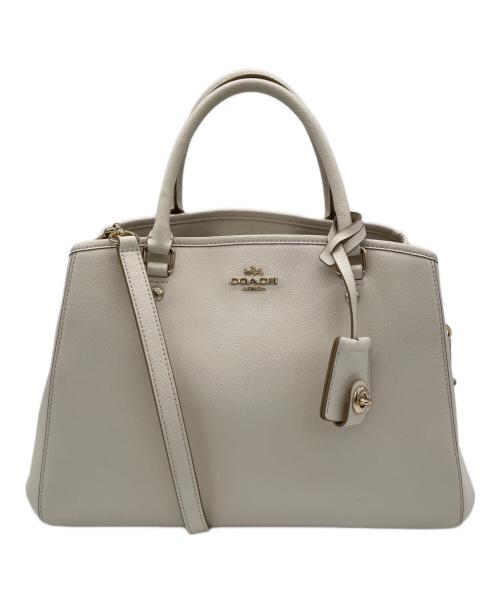 COACH（コーチ）COACH (コーチ) 2WAYショルダーバッグ ホワイトの古着・服飾アイテム