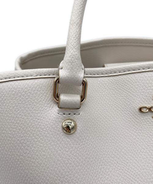 COACH（コーチ）COACH (コーチ) 2WAYショルダーバッグ ホワイトの古着・服飾アイテム