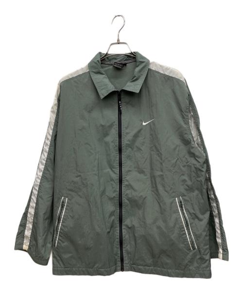 NIKE（ナイキ）NIKE (ナイキ) ナイロンジャケット カーキ サイズ:Lの古着・服飾アイテム