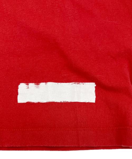 OFFWHITE（オフホワイト）OFFWHITE (オフホワイト) 長袖カットソー レッド サイズ:Mの古着・服飾アイテム