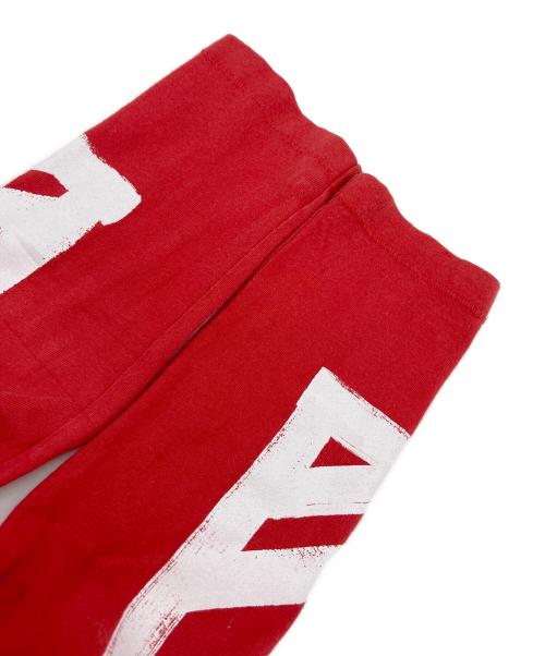 OFFWHITE（オフホワイト）OFFWHITE (オフホワイト) 長袖カットソー レッド サイズ:Mの古着・服飾アイテム