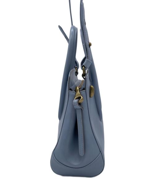 TOFF&LOADSTONE（トフアンドロードストーン）TOFF&LOADSTONE (トフアンドロードストーン) 2WAYハンドバッグ スカイブルーの古着・服飾アイテム