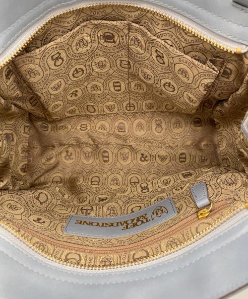 TOFF&LOADSTONE（トフアンドロードストーン）TOFF&LOADSTONE (トフアンドロードストーン) 2WAYハンドバッグ スカイブルーの古着・服飾アイテム