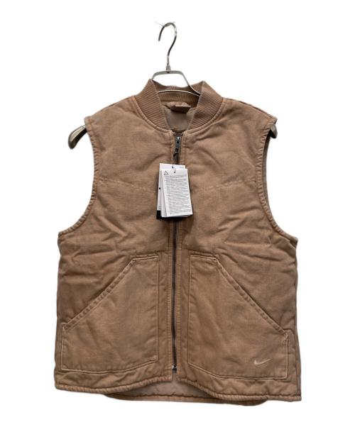 NIKE（ナイキ）NIKE (ナイキ) パテッドベスト ブラウン サイズ:Lの古着・服飾アイテム