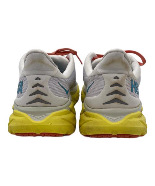 HOKA（ホカ）HOKA (ホカ) clifton 8 イエロー×ホワイト サイズ:27㎝の古着・服飾アイテム