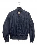 MONCLERモンクレール）の古着「MA1スタイル ジップアップ ナイロン ジャケット」｜ネイビー