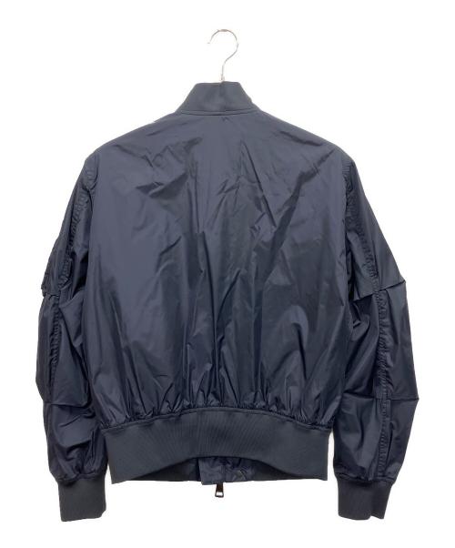 MONCLER（モンクレール）MONCLER (モンクレール) MA1スタイル ジップアップ ナイロン ジャケット ネイビー サイズ:1の古着・服飾アイテム