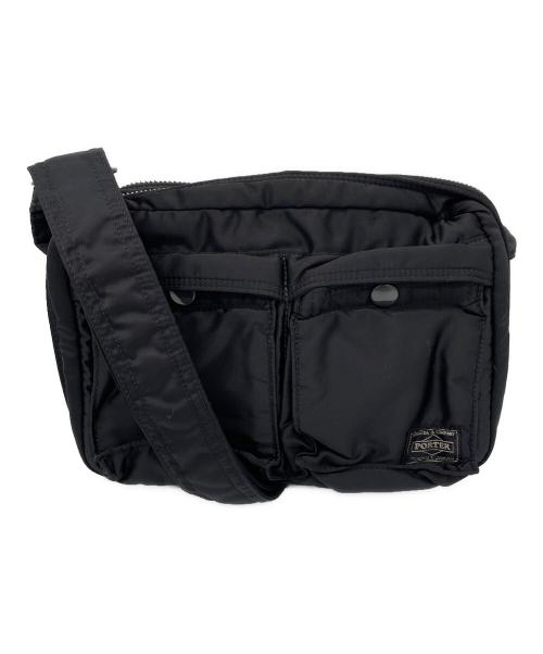PORTER（ポーター）PORTER (ポーター) タンカー　ショルダーバッグ ブラックの古着・服飾アイテム