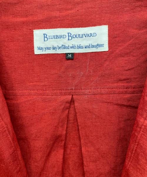 BLUEBIRD BOULEVARD（ブルーバードブルバード）BLUEBIRD BOULEVARD (ブルーバードブルバード) 長袖ワンピース レッド サイズ:Mの古着・服飾アイテム