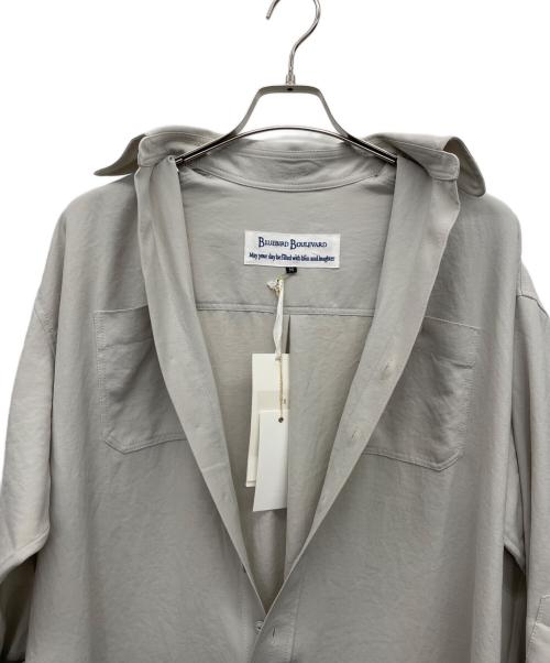 BLUEBIRD BOULEVARD（ブルーバードブルバード）BLUEBIRD BOULEVARD (ブルーバードブルバード) 長袖ワンピース ライトグレー サイズ:Mの古着・服飾アイテム