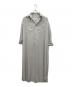 BLUEBIRD BOULEVARD（ブルーバードブルバード）の古着「長袖ワンピース」｜ライトグレー