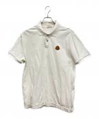 MONCLERモンクレール）の古着「鹿の子ポロシャツ」｜ホワイト