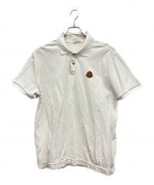 MONCLER（モンクレール）の古着「鹿の子ポロシャツ」｜ホワイト