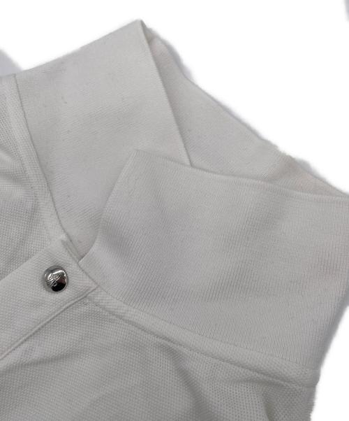 MONCLER（モンクレール）MONCLER (モンクレール) 鹿の子ポロシャツ ホワイト サイズ:XLの古着・服飾アイテム