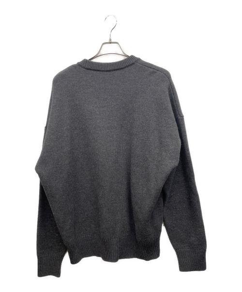 AMI PARIS（アミ パリス）AMI PARIS (アミ パリス) ハートロゴニット グレー サイズ:表記無しの古着・服飾アイテム