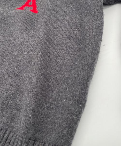 AMI PARIS（アミ パリス）AMI PARIS (アミ パリス) ハートロゴニット グレー サイズ:表記無しの古着・服飾アイテム