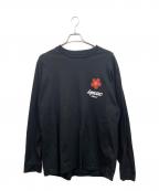 KENZO×FUTURA 2000ケンゾー×フューチュラ2000）の古着「長袖カットソー」｜ブラック