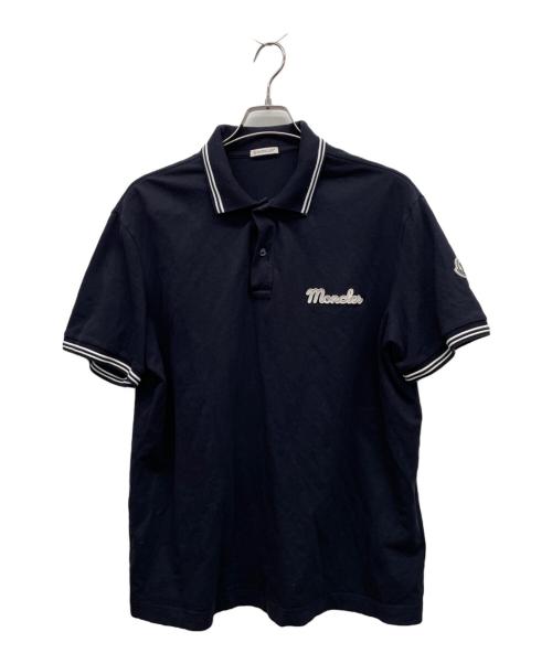 MONCLER（モンクレール）MONCLER (モンクレール) ポロシャツ ネイビー サイズ:Mの古着・服飾アイテム