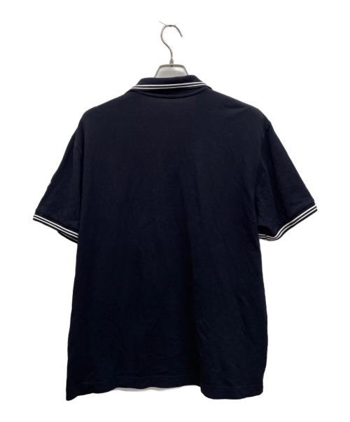 MONCLER（モンクレール）MONCLER (モンクレール) ポロシャツ ネイビー サイズ:Mの古着・服飾アイテム