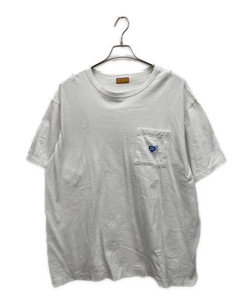 HUMAN MADE（ヒューマンメイド）HUMAN MADE (ヒューマンメイド) 半袖カットソー ホワイト サイズ:2XLの古着・服飾アイテム