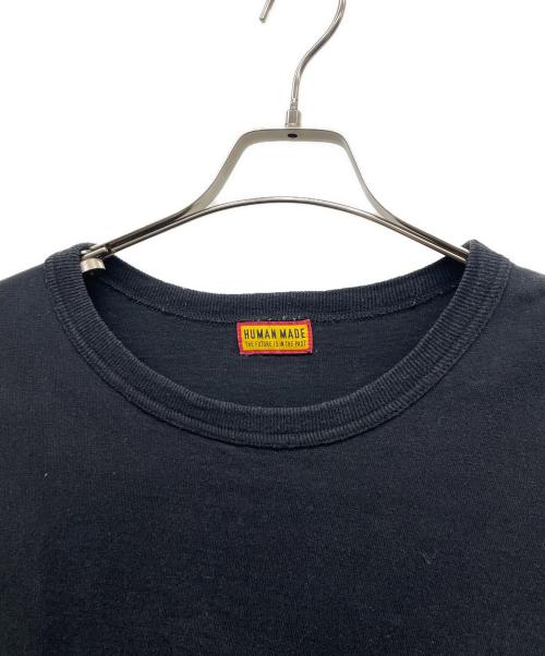 HUMAN MADE（ヒューマンメイド）HUMAN MADE (ヒューマンメイド) 半袖カットソー ブラック サイズ:2XLの古着・服飾アイテム