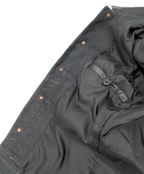 NUDIE JEANS（ヌーディー・ジーンズ）NUDIE JEANS (ヌーディー・ジーンズ) レザージャケット ブラック サイズ:XSの古着・服飾アイテム