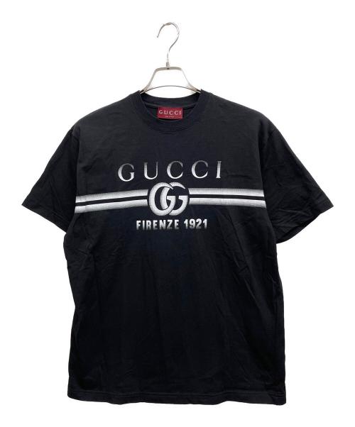 GUCCI（グッチ）GUCCI (グッチ) 半袖カットソー ブラック サイズ:Sの古着・服飾アイテム
