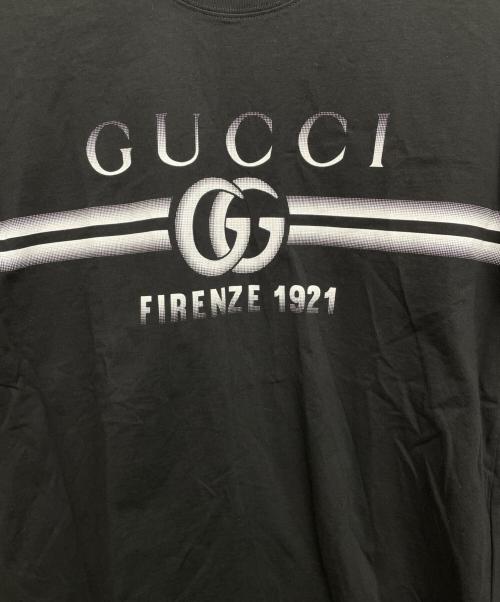 GUCCI（グッチ）GUCCI (グッチ) 半袖カットソー ブラック サイズ:Sの古着・服飾アイテム