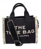 Marc by Marc Jacobsマークバイマークジェイコブス）の古着「ザ ジャカード トート バッグ スモール　2WAYバッグ」｜ネイビー