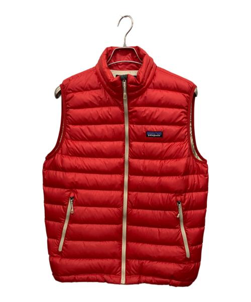 Patagonia（パタゴニア）Patagonia (パタゴニア) Down Sweater Vest レッド サイズ:Mの古着・服飾アイテム