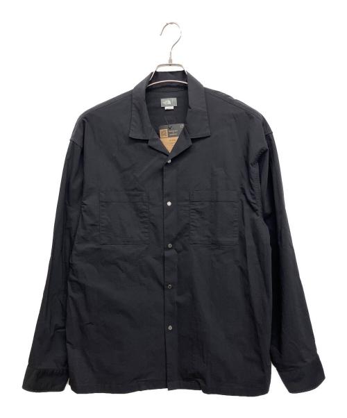 THE NORTH FACE（ザ ノース フェイス）THE NORTH FACE (ザ ノース フェイス) ロングスリーブ マラパイ ヒル シャツ　長袖シャツ ブラック サイズ:XLの古着・服飾アイテム
