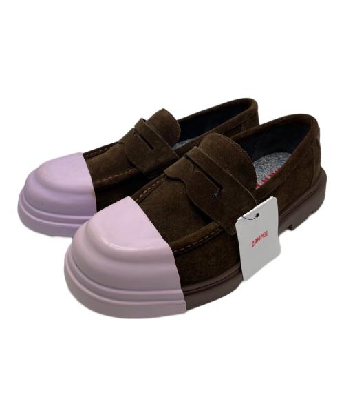 CAMPER（カンペール）CAMPER (カンペール) シューズ ブラウン×ピンク サイズ:26の古着・服飾アイテム