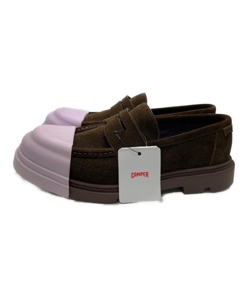 CAMPER（カンペール）CAMPER (カンペール) シューズ ブラウン×ピンク サイズ:26の古着・服飾アイテム