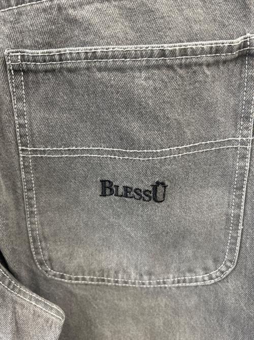 BLESS U（ブレスユー）BLESS U (ブレスユー) BLESS U　バギーデニムパンツ グレー サイズ:Ｍ 未使用品の古着・服飾アイテム