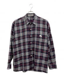 Burberry's（バーバリー）の古着「長袖シャツ」｜ブラック
