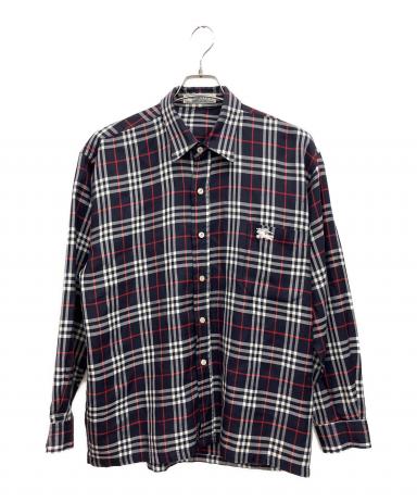 中古・古着通販】Burberry's (バーバリー) 長袖シャツ ブラック サイズ