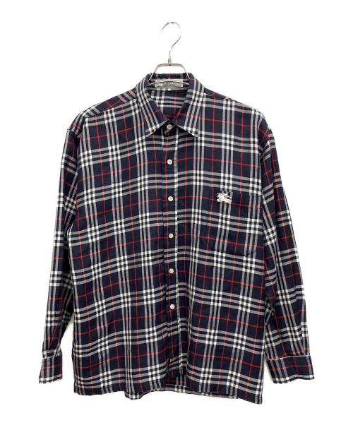 Burberry's（バーバリー）Burberry's (バーバリー) 長袖シャツ ブラック サイズ:Lの古着・服飾アイテム