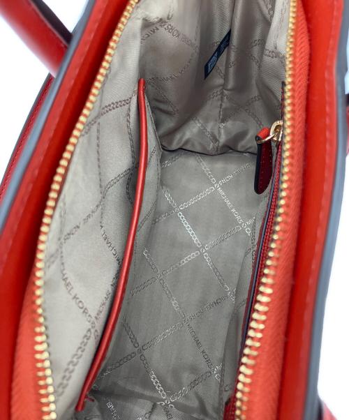 MICHAEL KORS（マイケル・コース）MICHAEL KORS (マイケル・コース) 2WAYバッグ レッドの古着・服飾アイテム