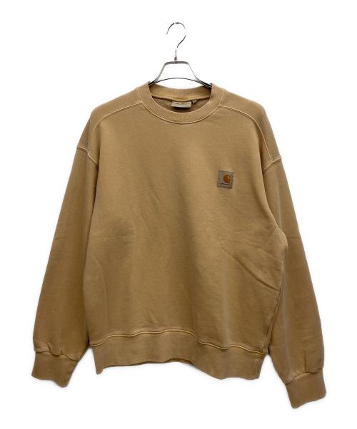 CarHartt（カーハート）CarHartt (カーハート) スウェット ベージュ サイズ:Mの古着・服飾アイテム