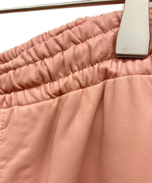 MAISON SPECIAL（メゾンスペシャル）MAISON SPECIAL (メゾンスペシャル) ヴィーガンレザーイージーパンツ ピンク サイズ:38の古着・服飾アイテム