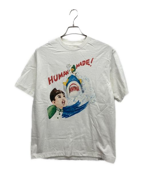 HUMAN MADE（ヒューマンメイド）HUMAN MADE (ヒューマンメイド) 半袖カットソー ホワイト サイズ:Mの古着・服飾アイテム