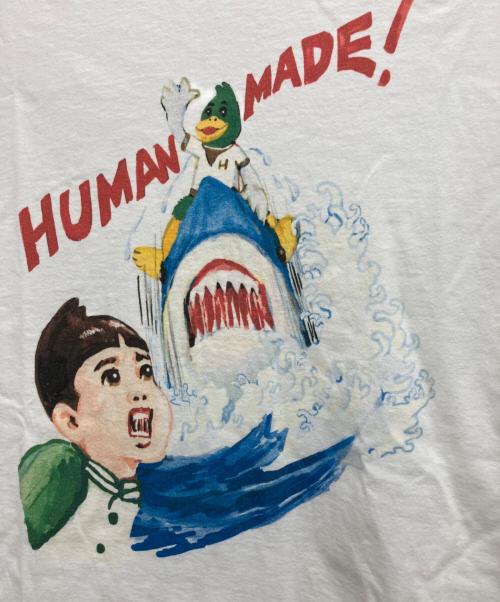 HUMAN MADE（ヒューマンメイド）HUMAN MADE (ヒューマンメイド) 半袖カットソー ホワイト サイズ:Mの古着・服飾アイテム