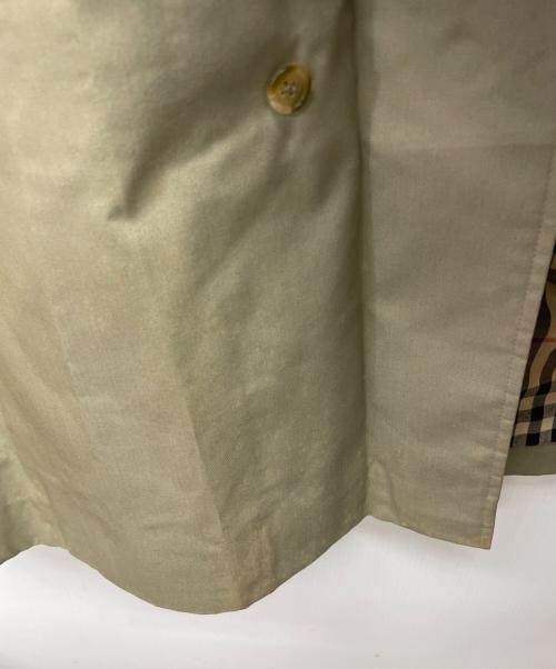 Burberry's（バーバリー）Burberry's (バーバリー) トレンチコート グリーン サイズ:48の古着・服飾アイテム