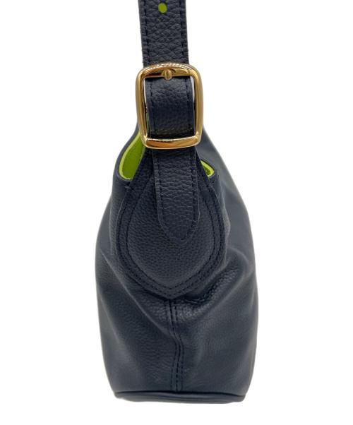 A.D.M.J.（エーディーエムジェイ）A.D.M.J. (エーディーエムジェイ) ショルダーバッグ ネイビー×グリーンの古着・服飾アイテム