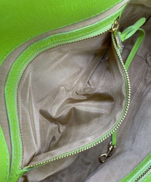 A.D.M.J.（エーディーエムジェイ）A.D.M.J. (エーディーエムジェイ) ショルダーバッグ ネイビー×グリーンの古着・服飾アイテム