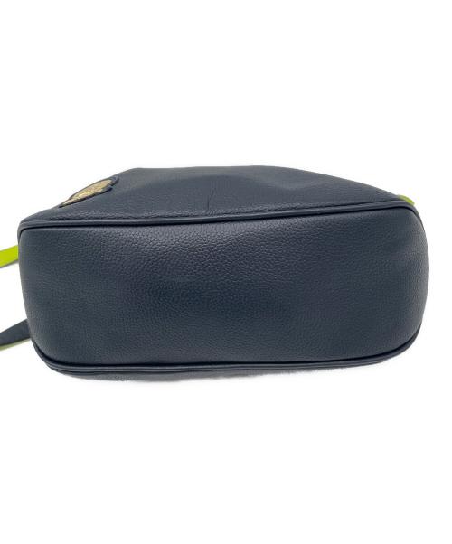 A.D.M.J.（エーディーエムジェイ）A.D.M.J. (エーディーエムジェイ) ショルダーバッグ ネイビー×グリーンの古着・服飾アイテム