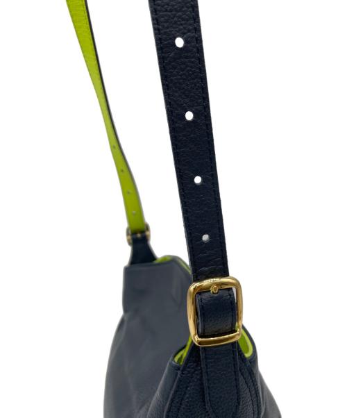 A.D.M.J.（エーディーエムジェイ）A.D.M.J. (エーディーエムジェイ) ショルダーバッグ ネイビー×グリーンの古着・服飾アイテム