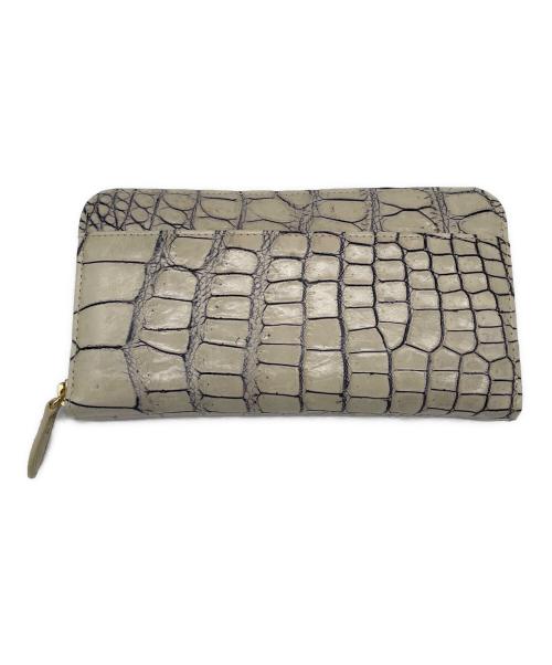 ノーブランド（ノーブランド）ノーブランド (ノーブランド) 長財布 ベージュの古着・服飾アイテム