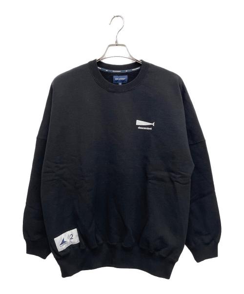 DESCENDANT（ディセンダント）DESCENDANT (ディセンダント) スウェット ブラック サイズ:②の古着・服飾アイテム